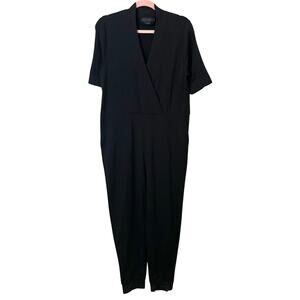 Hatch Maternity Jumpsuit Womens Size 1 Small Black Nurse to Errands Knit Jogger